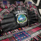 Liberia Roots Back Car Seat Cover African Pride in Fingerprint and Tribal Colors