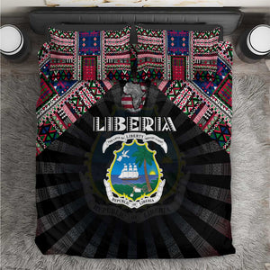 Liberia Roots Bedding Set African Pride in Fingerprint and Tribal Colors