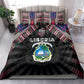 Liberia Roots Bedding Set African Pride in Fingerprint and Tribal Colors