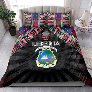 Liberia Roots Bedding Set African Pride in Fingerprint and Tribal Colors