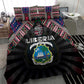 Liberia Roots Bedding Set African Pride in Fingerprint and Tribal Colors