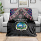 Liberia Roots Blanket African Pride in Fingerprint and Tribal Colors