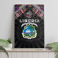 Liberia Roots Canvas Wall Art African Pride in Fingerprint and Tribal Colors