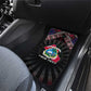 Liberia Roots Car Mats African Pride in Fingerprint and Tribal Colors
