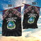Liberia Roots Garden Flag African Pride in Fingerprint and Tribal Colors