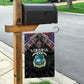 Liberia Roots Garden Flag African Pride in Fingerprint and Tribal Colors