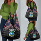 Liberia Roots Grocery Bag African Pride in Fingerprint and Tribal Colors