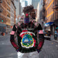 Personalized Liberia Roots Hoodie African Pride in Fingerprint and Tribal Colors