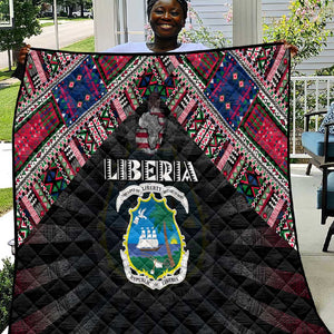 Liberia Roots Quilt African Pride in Fingerprint and Tribal Colors