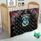 Liberia Roots Quilt African Pride in Fingerprint and Tribal Colors