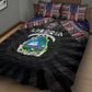 Liberia Roots Quilt Bed Set African Pride in Fingerprint and Tribal Colors