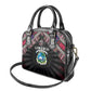 Liberia Roots Shoulder Handbag African Pride in Fingerprint and Tribal Colors