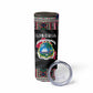 Liberia Roots Skinny Tumbler African Pride in Fingerprint and Tribal Colors