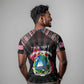 Personalized Liberia Roots T shirt African Pride in Fingerprint and Tribal Colors
