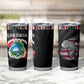 Liberia Roots Tumbler Cup African Pride in Fingerprint and Tribal Colors