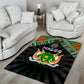 Niger Roots Area Rug African Pride in Fingerprint and Tribal Colors