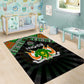 Niger Roots Area Rug African Pride in Fingerprint and Tribal Colors