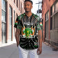 Personalized Niger Roots Baseball Jersey African Pride in Fingerprint and Tribal Colors