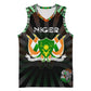 Personalized Niger Roots Basketball Jersey African Pride in Fingerprint and Tribal Colors DT02
