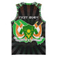 Personalized Niger Roots Basketball Jersey African Pride in Fingerprint and Tribal Colors - African Pride