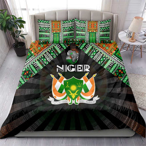 Niger Roots Bedding Set African Pride in Fingerprint and Tribal Colors