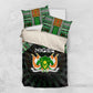 Niger Roots Bedding Set African Pride in Fingerprint and Tribal Colors