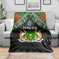 Niger Roots Blanket African Pride in Fingerprint and Tribal Colors