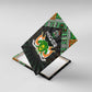 Niger Roots Canvas Wall Art African Pride in Fingerprint and Tribal Colors