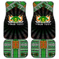 Niger Roots Car Mats African Pride in Fingerprint and Tribal Colors