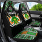 Niger Roots Car Seat Cover African Pride in Fingerprint and Tribal Colors
