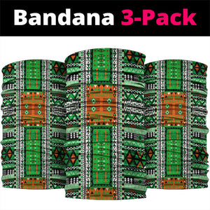 Niger Roots Neck Gaiter African Pride in Fingerprint and Tribal Colors - African Pride
