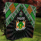 Niger Roots Quilt African Pride in Fingerprint and Tribal Colors