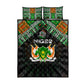 Niger Roots Quilt Bed Set African Pride in Fingerprint and Tribal Colors