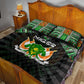 Niger Roots Quilt Bed Set African Pride in Fingerprint and Tribal Colors