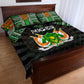 Niger Roots Quilt Bed Set African Pride in Fingerprint and Tribal Colors