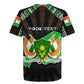 Personalized Niger Roots Rugby Jersey African Pride in Fingerprint and Tribal Colors