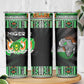 Niger Roots Skinny Tumbler African Pride in Fingerprint and Tribal Colors