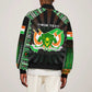 Personalized Niger Roots Sleeve Zip Bomber Jacket African Pride in Fingerprint and Tribal Colors