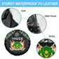 Niger Roots Spare Tire Cover African Pride in Fingerprint and Tribal Colors