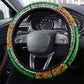 Niger Roots Steering Wheel Cover African Pride in Fingerprint and Tribal Colors