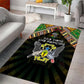 Sao Tome and Principe Roots Area Rug African Pride in Fingerprint and Tribal Colors