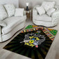 Sao Tome and Principe Roots Area Rug African Pride in Fingerprint and Tribal Colors