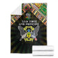 Sao Tome and Principe Roots Blanket African Pride in Fingerprint and Tribal Colors