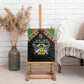 Sao Tome and Principe Roots Canvas Wall Art African Pride in Fingerprint and Tribal Colors
