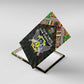 Sao Tome and Principe Roots Canvas Wall Art African Pride in Fingerprint and Tribal Colors