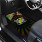 Sao Tome and Principe Roots Car Mats African Pride in Fingerprint and Tribal Colors
