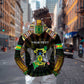 Personalized Sao Tome and Principe Roots Hoodie African Pride in Fingerprint and Tribal Colors