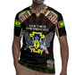 Personalized Sao Tome and Principe Roots Rugby Jersey African Pride in Fingerprint and Tribal Colors