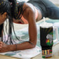 Sao Tome and Principe Roots Tumbler With Handle African Pride in Fingerprint and Tribal Colors