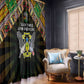 Sao Tome and Principe Roots Window Curtain African Pride in Fingerprint and Tribal Colors
